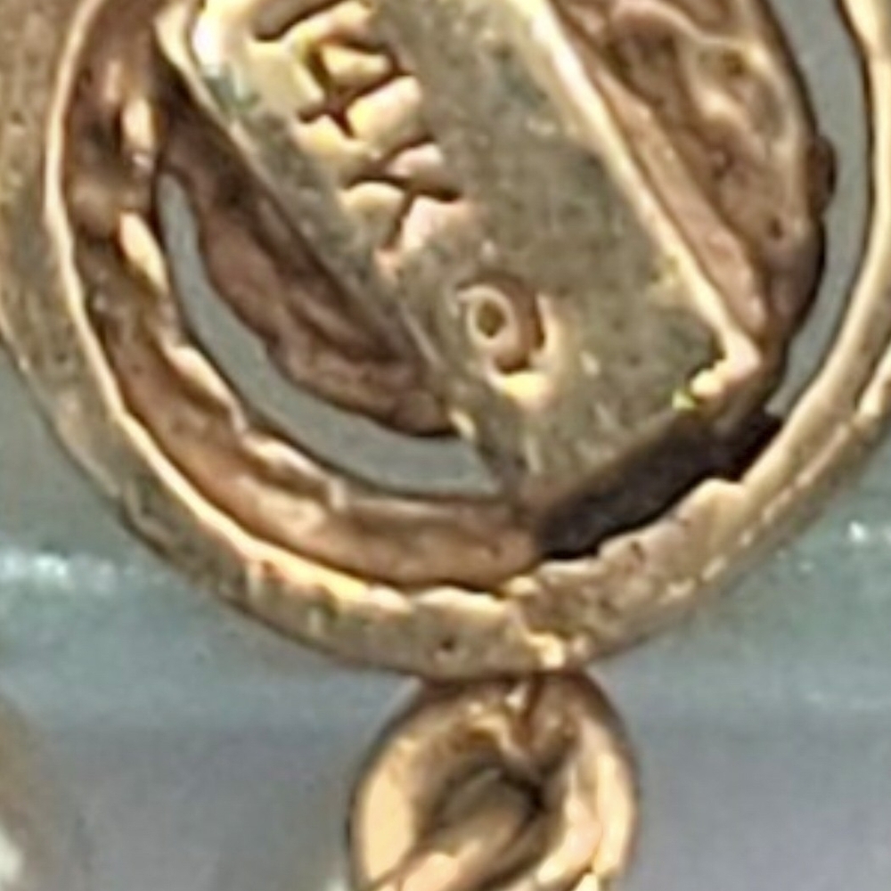 VTG 14K Yellow Gold Seed Pearl Drop Dangle Earrings LO Art Nouveau Revival MCM - Picture 8 of 14